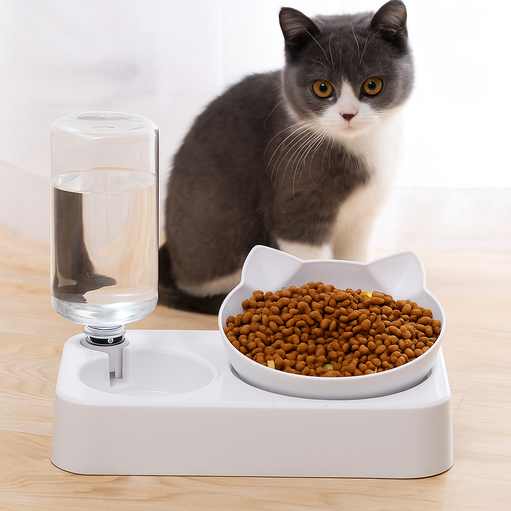 Double Bowl Automatic Drinking Bowl