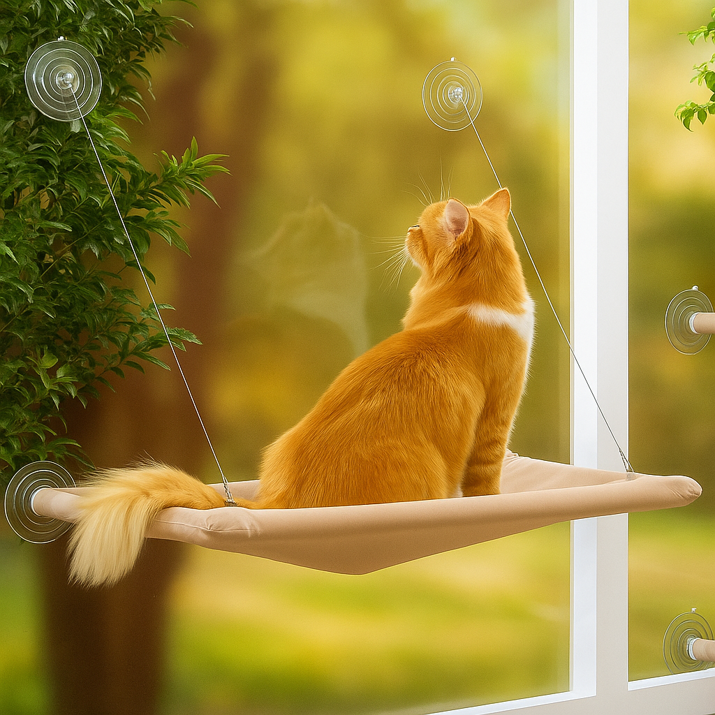 Pet Hanging Beds Comfortable Shelf Seat