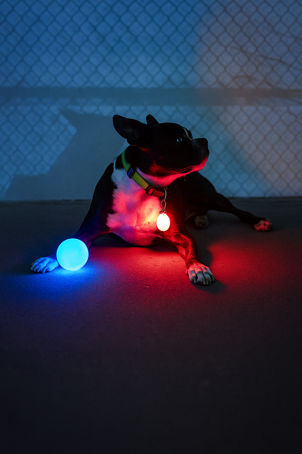 LED Glowing Pet Dog Biting Ball