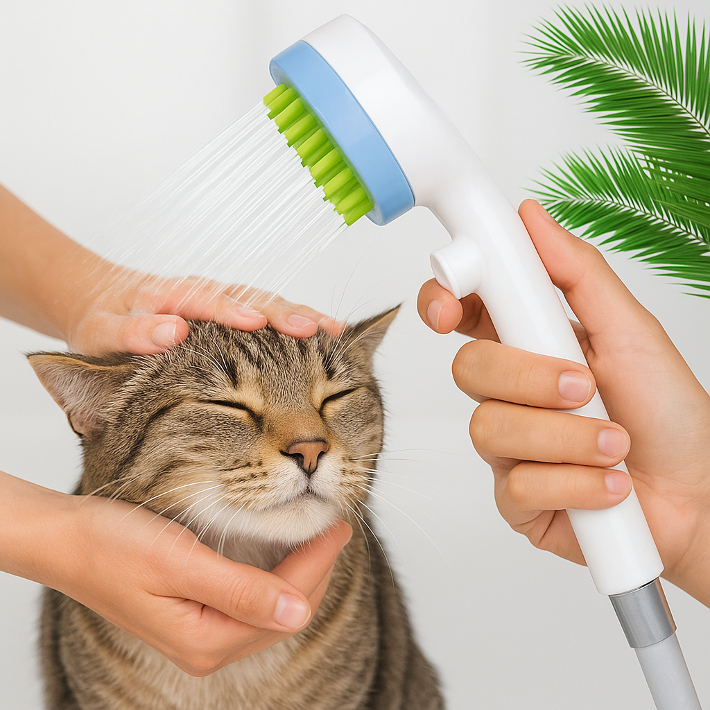 Pet Cleaning Tool Cat And Dog Massage Comb Bath Brush Shower Head