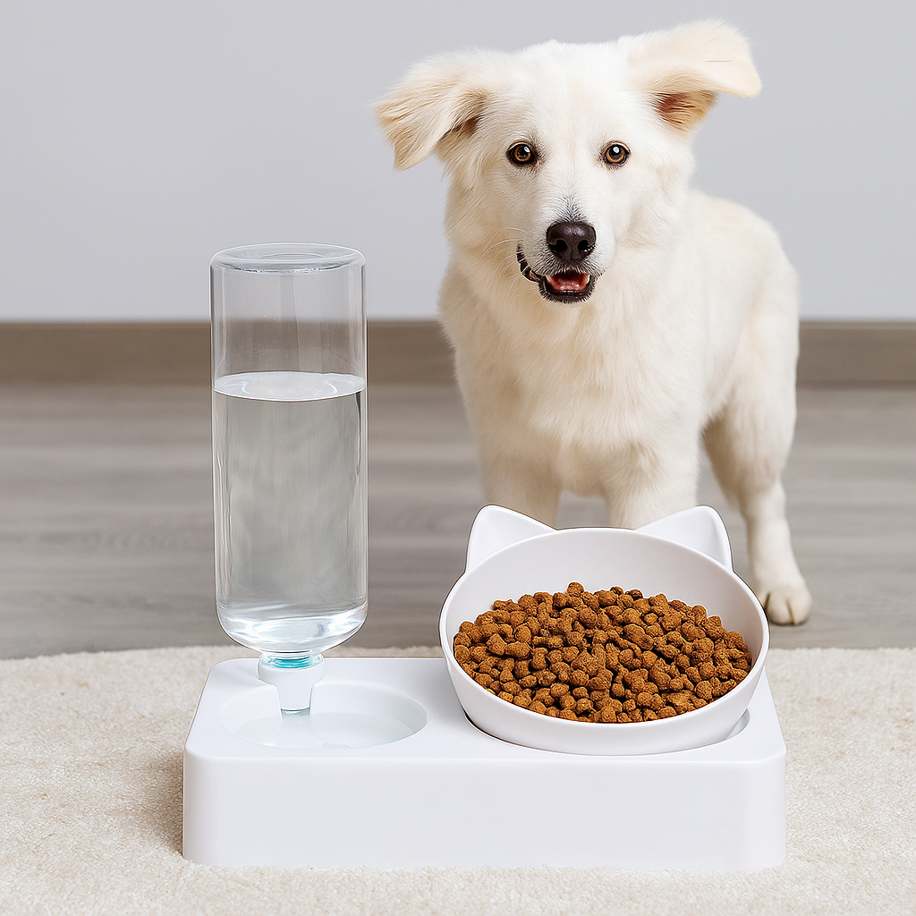 Double Bowl Automatic Drinking Bowl
