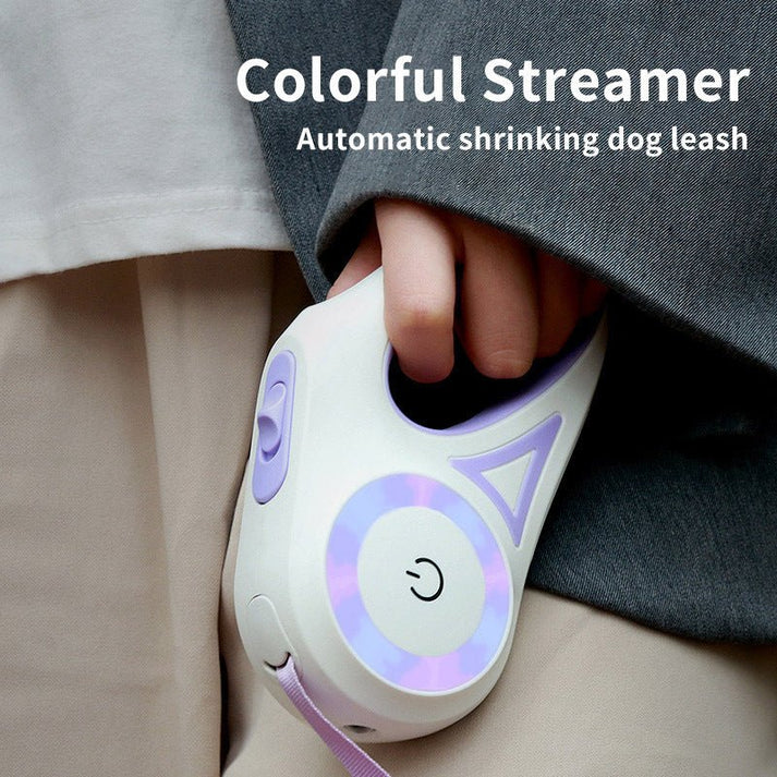 Dog Leash Retractable Leash – With Reflective Spotlight