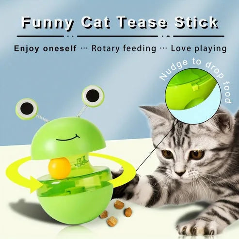 Wobble Frog Toy for Cats