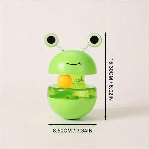 Wobble Frog Toy for Cats