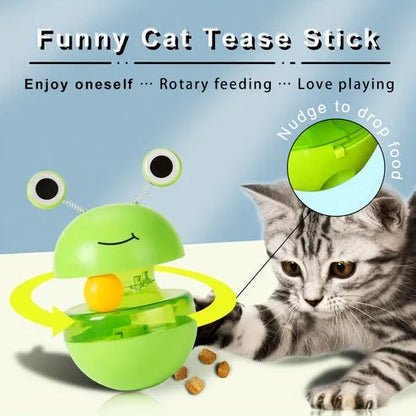 Wobble Frog Toy for Cats