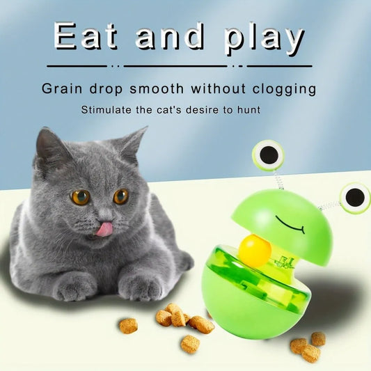 Wobble Frog Toy for Cats